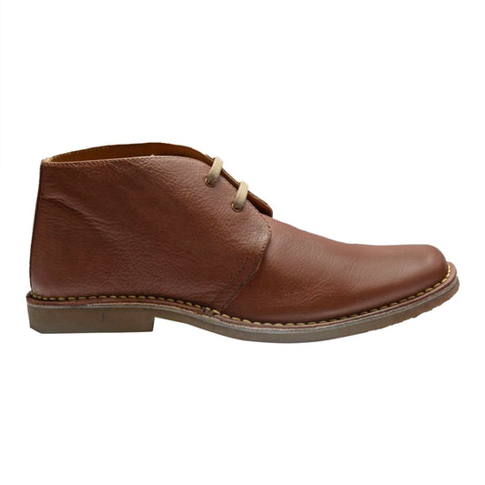 Men Ankle Length Leather Chukka Boots ǀ TOPIKA 2795