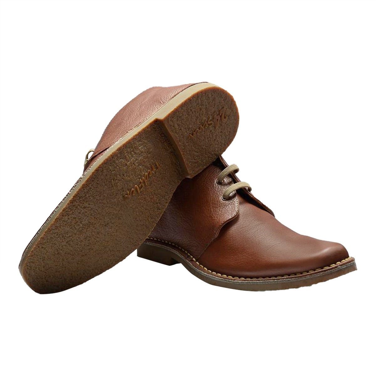 Men Ankle Length Leather Chukka Boots ǀ TOPIKA 2795
