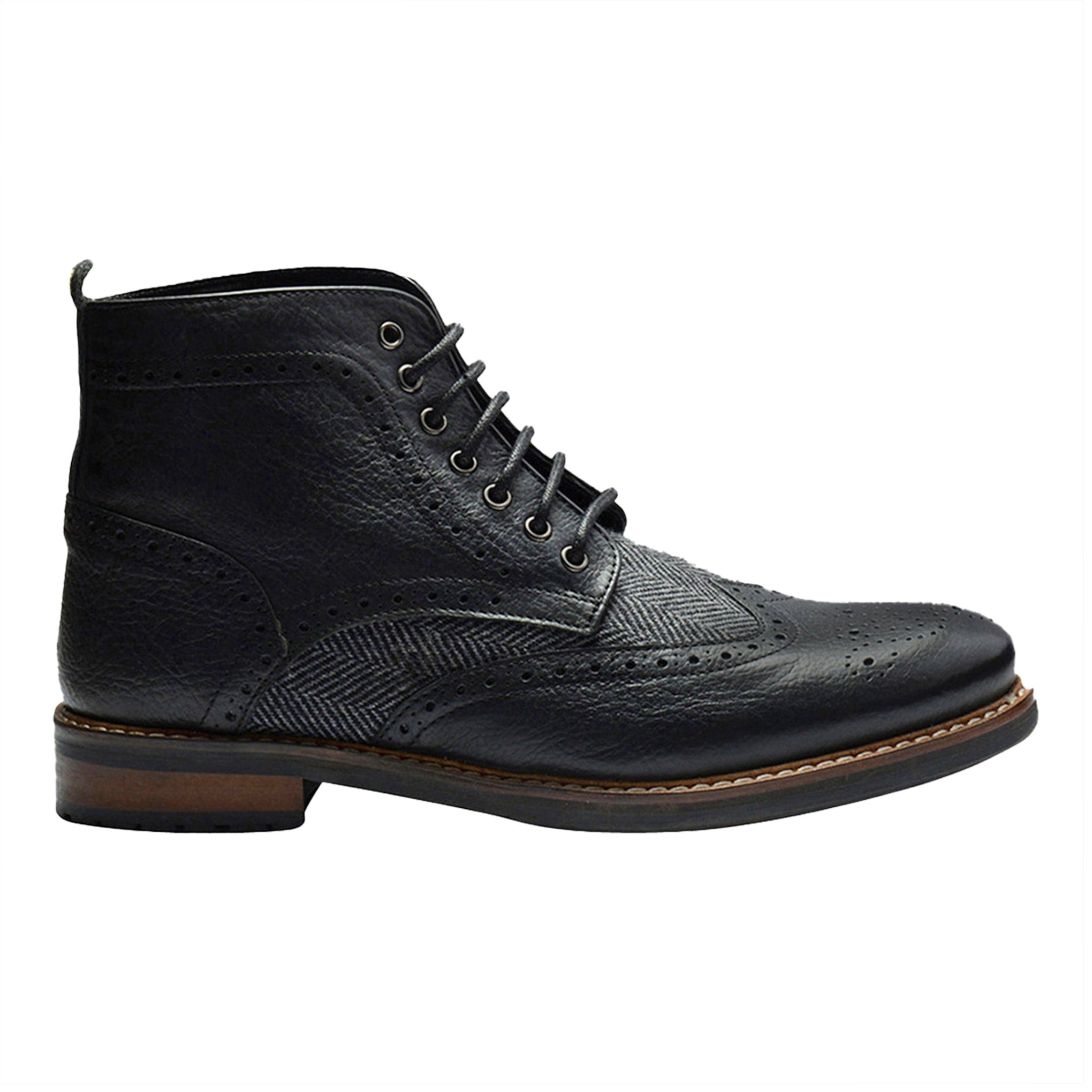 Men Leather Casual Boots ǀ STEFAN 4807 - Main Image
