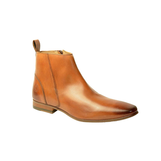 Men Leather Ankle Length Boots ǀ FLORIS 5177