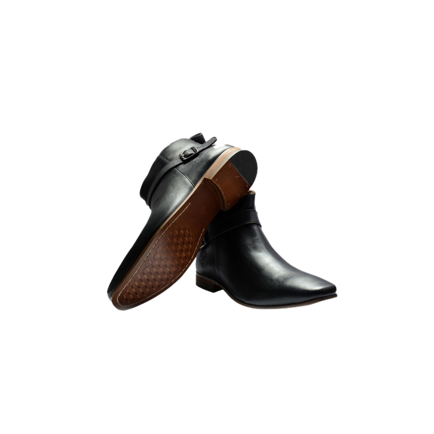 Men Leather Ankle Length Boots ǀ FLORIS 5574