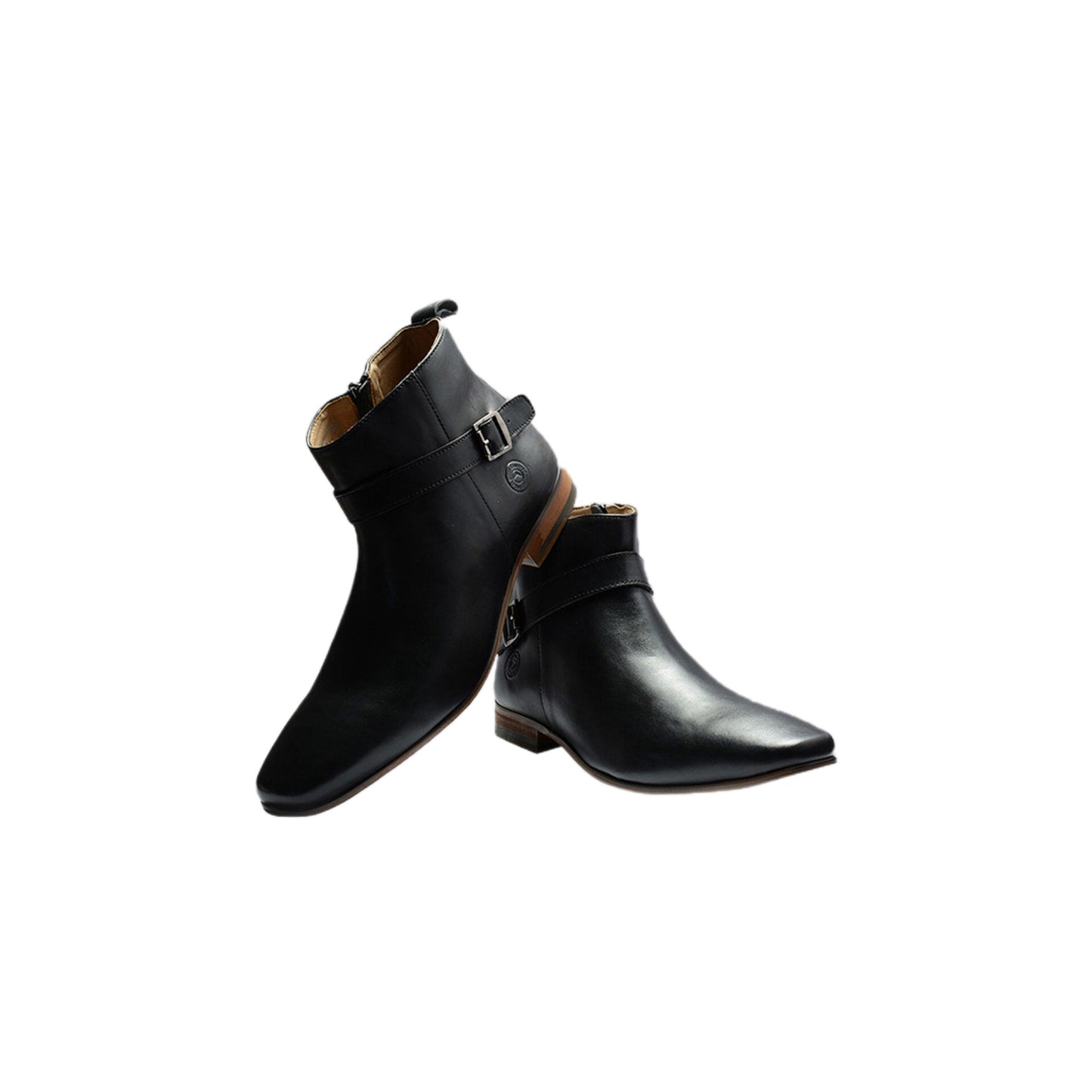 Men Leather Ankle Length Boots ǀ FLORIS 5574