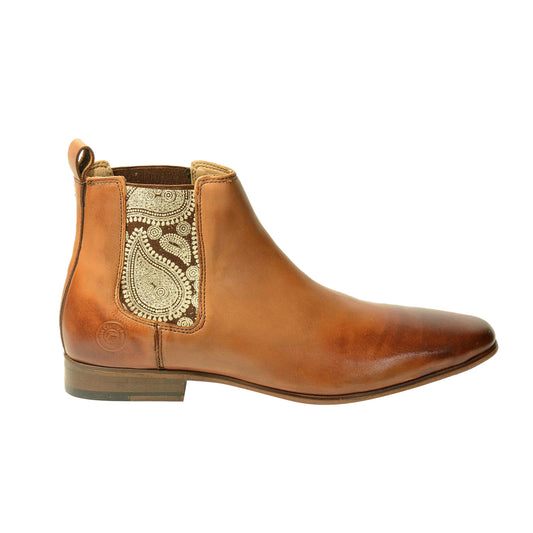 Men Leather Ankle Length Chelsea Boots ǀ FLORIS 5576