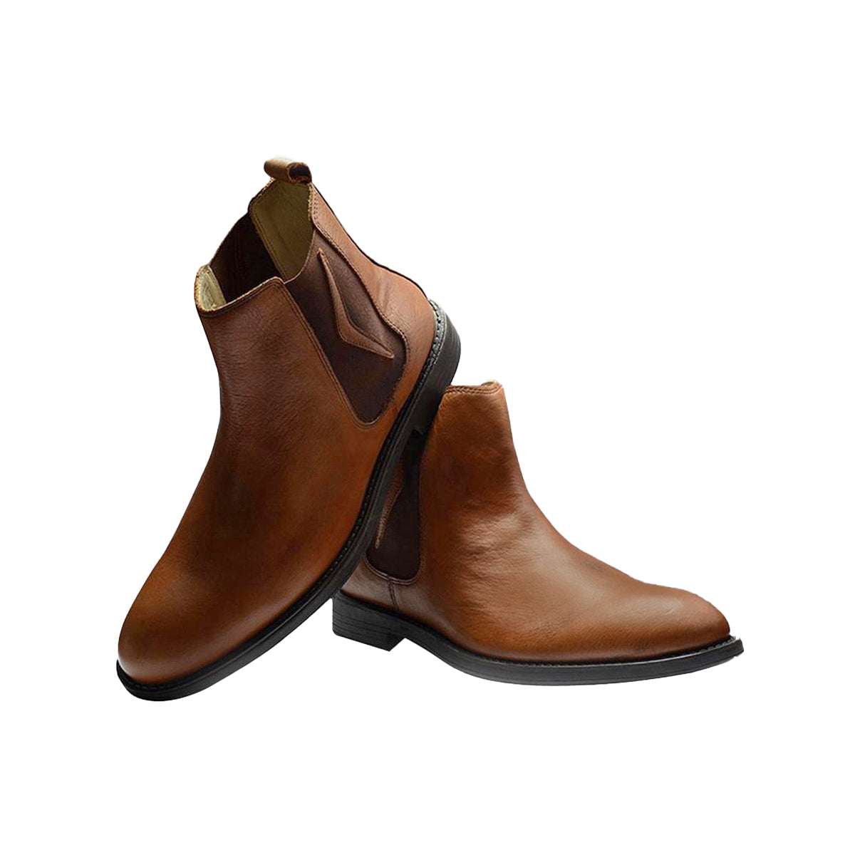 Men Leather Chelsea Boots ǀ LUCCA 4136 BARK