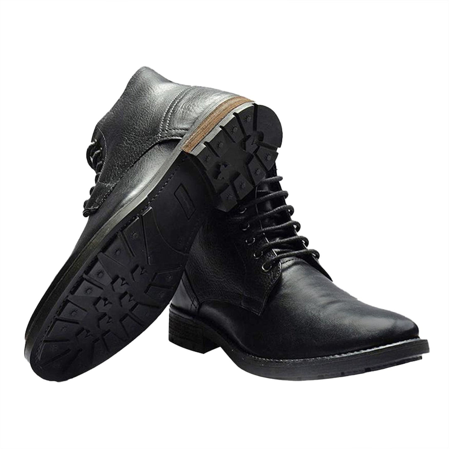 Men Leather Ankle Length Boots ǀ VI-10 4528