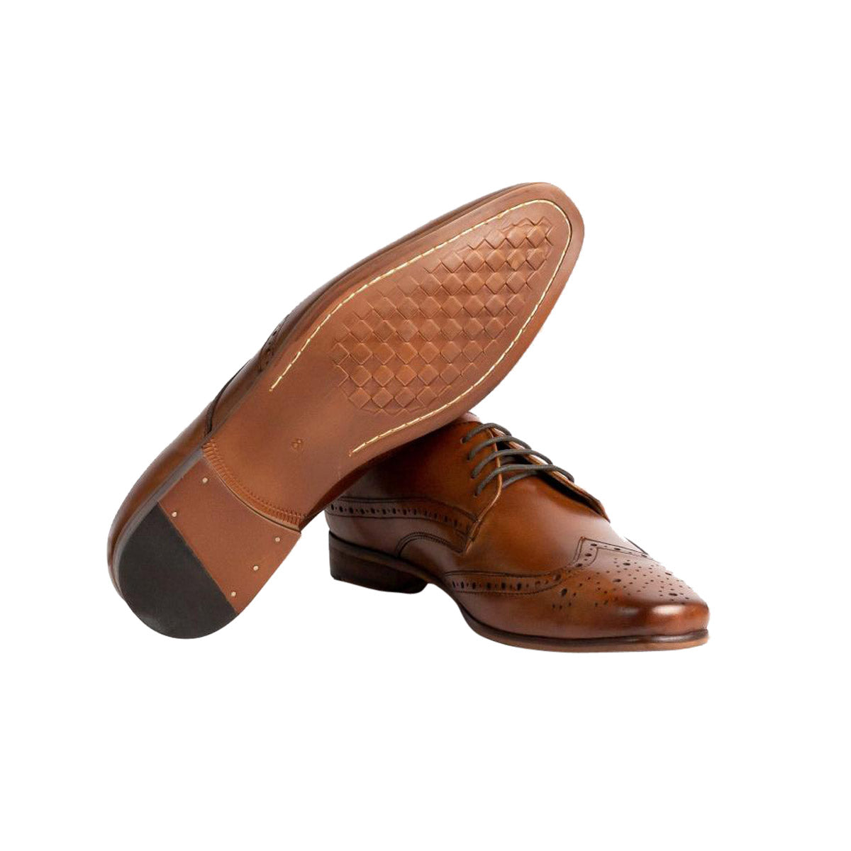 Men Leather Brogue Derbys ǀ FLORIS 5176