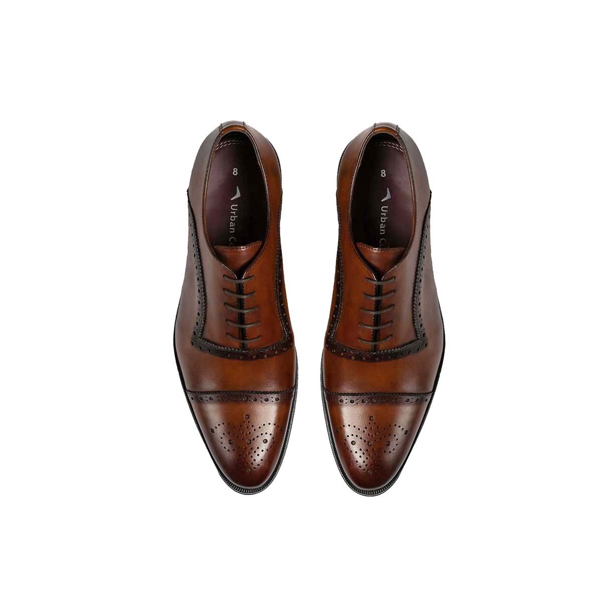 Men Leather Brogue Oxfords ǀ RICARDO 6749