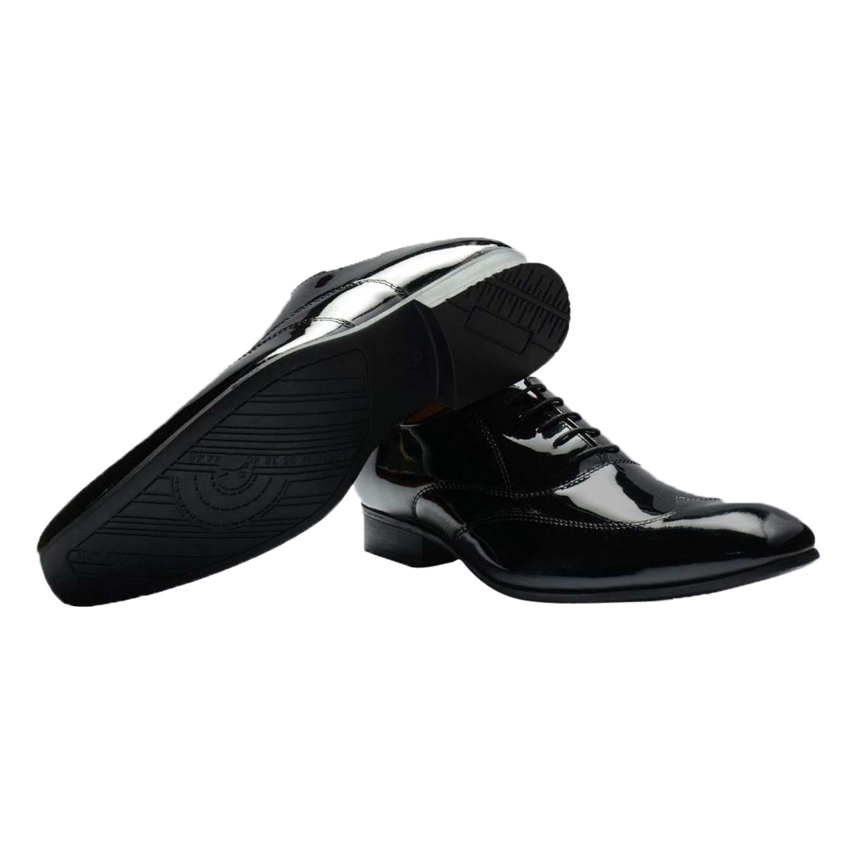 Men Patent Leather Formal Derbys ǀ RAY 5566