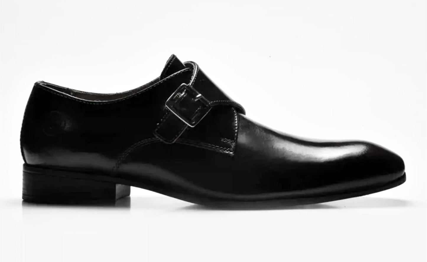 Men Leather Formal single strap Monks ǀ RAY 5323