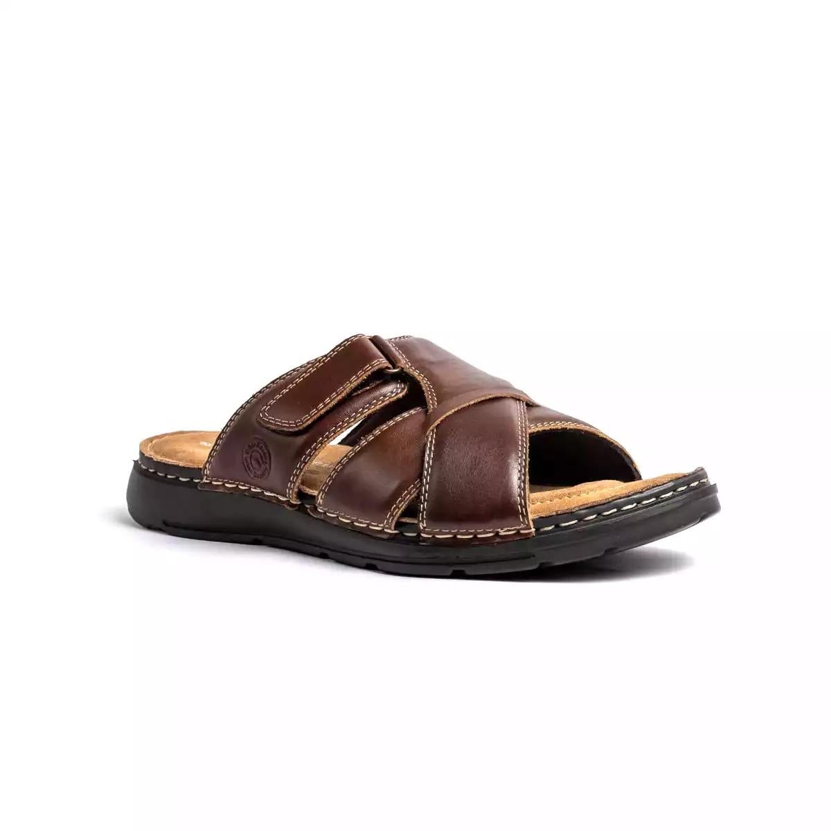 Men Leather Casual Slippers ǀ DIAMOND 6405