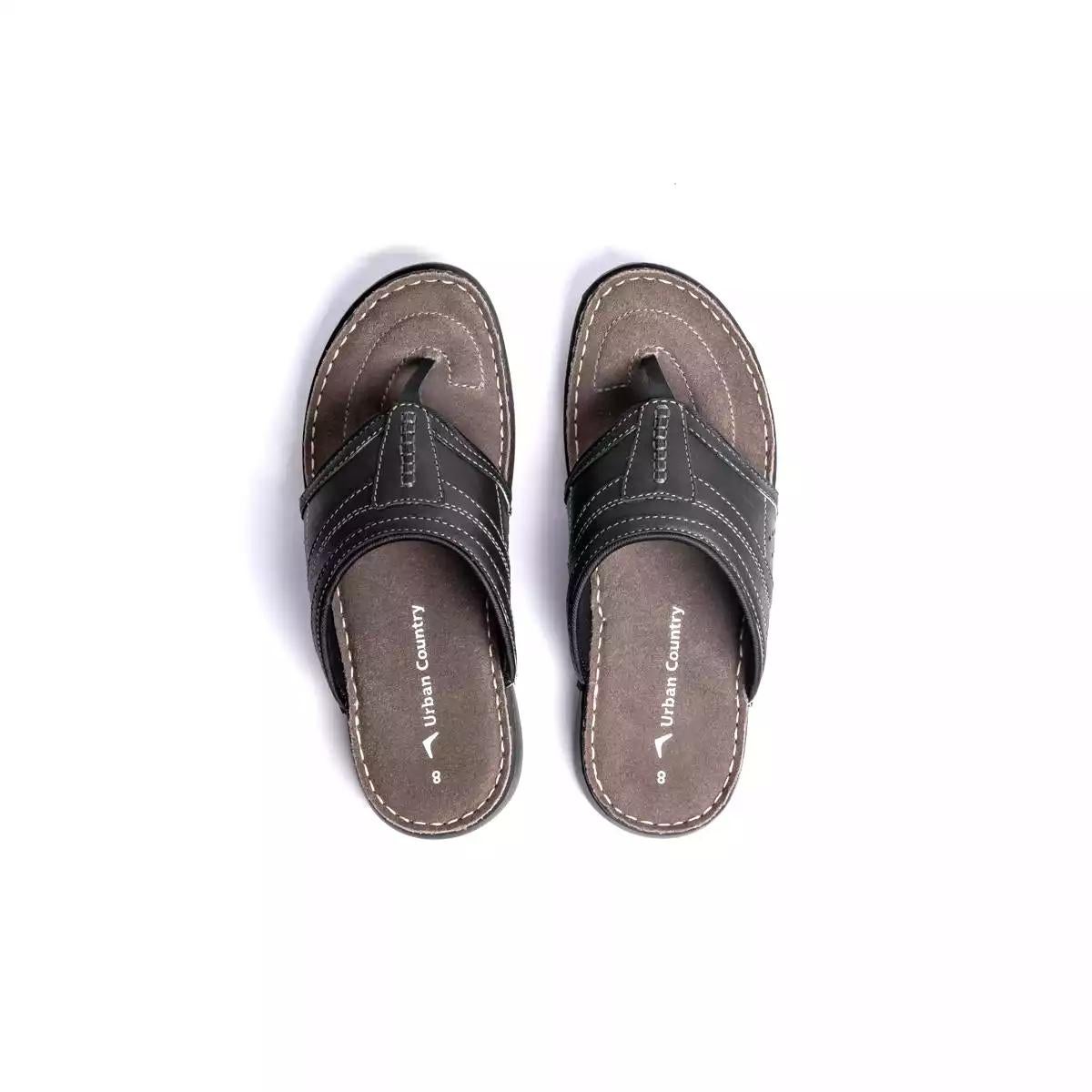 Men Leather Casual Slippers ǀ BORA 6433