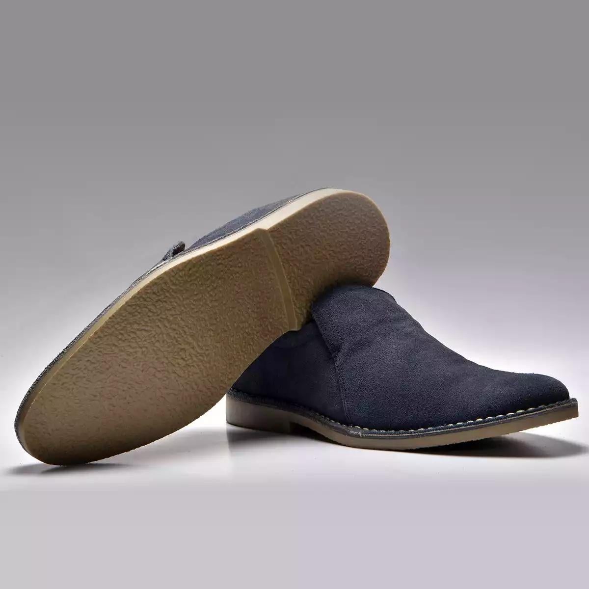 Men Suede Casual Leather Slip Ons ǀ WE 3067-b