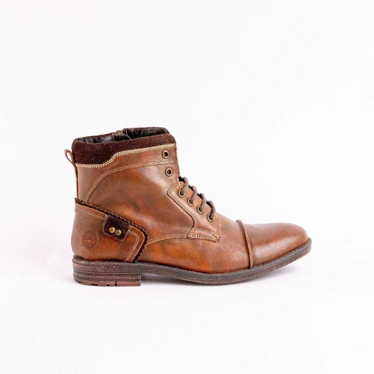 Men Leather Casual Boots ǀ VENTURE 5907