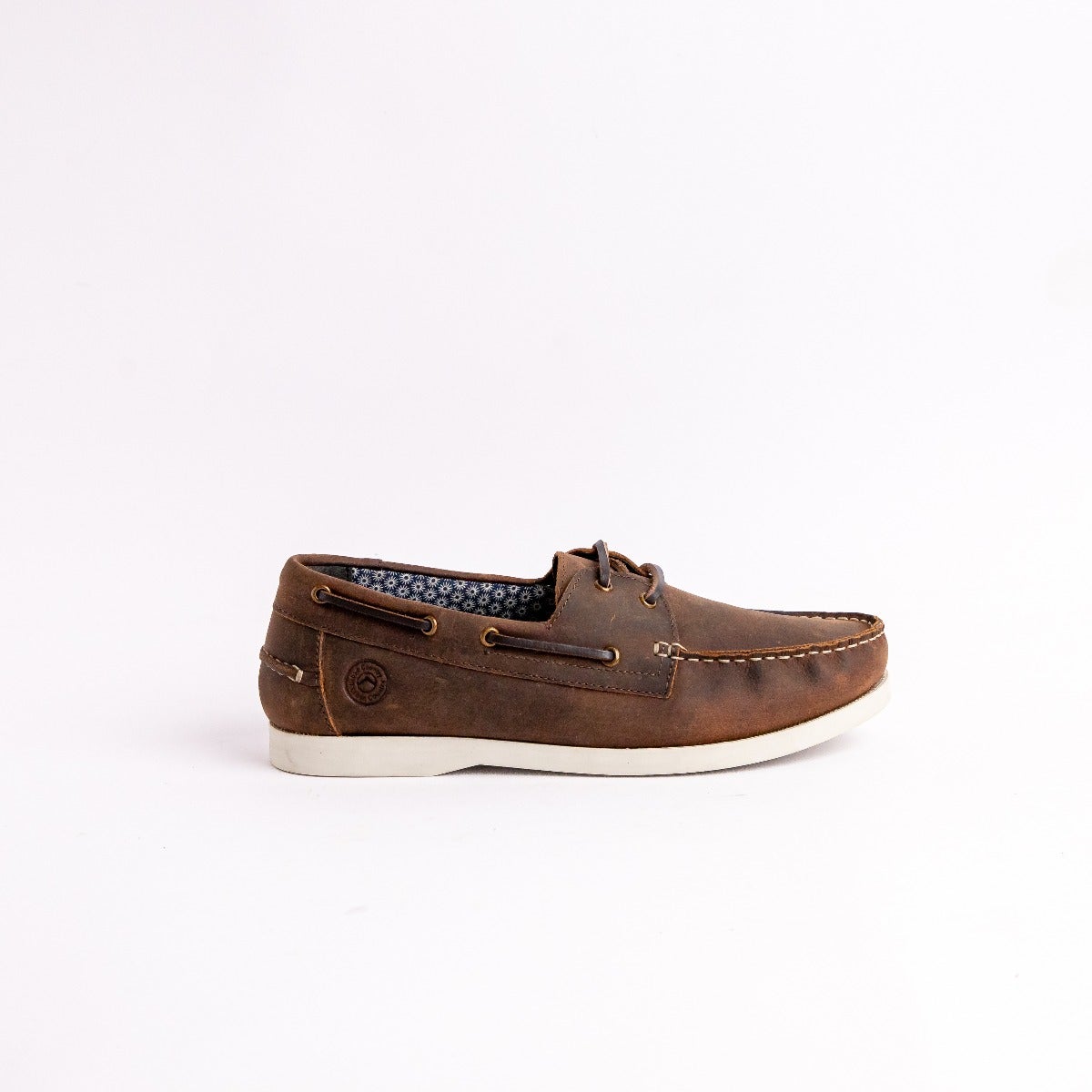 Men Leather Casual boat shoes ǀ Riva 6998