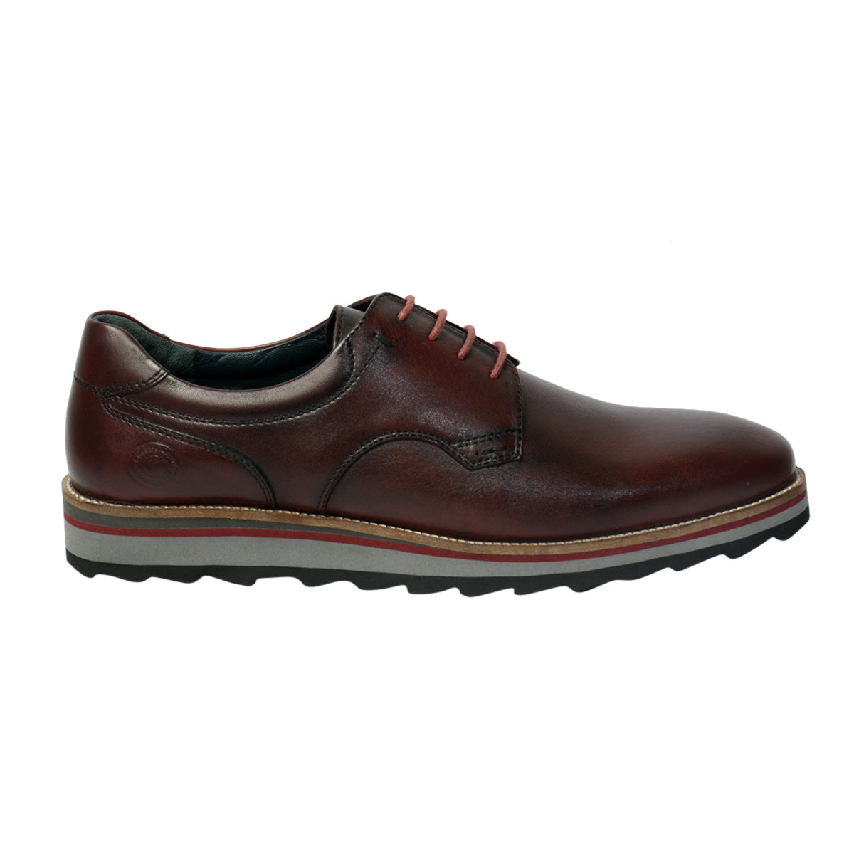 Men Leather Casual Derby ǀ JAMES 10008