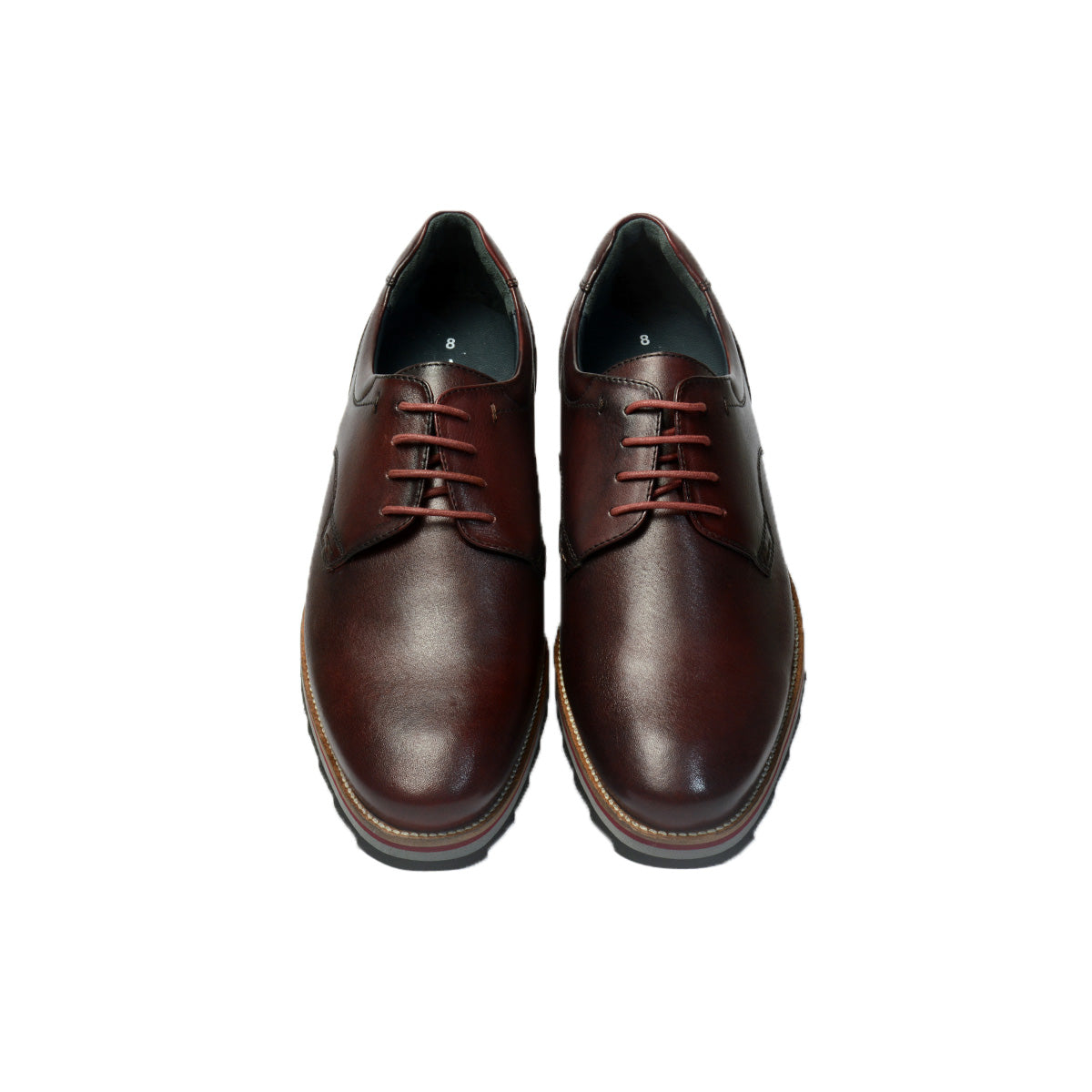 Men Leather Casual Derby ǀ JAMES 10008