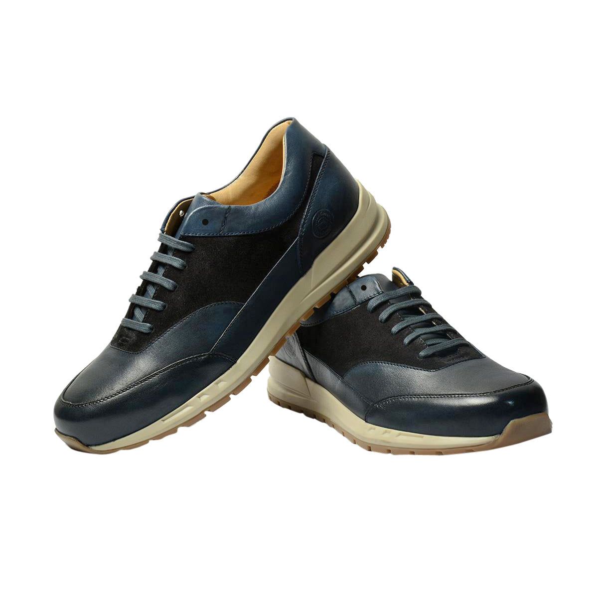Men Leather Casual Sneakers ǀ Presence 6381