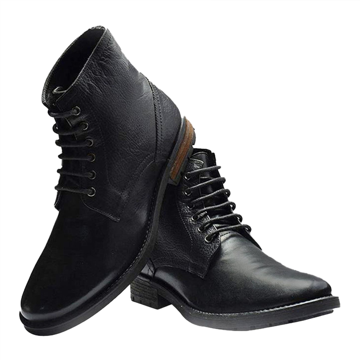 Men Leather Ankle Length Boots ǀ VI-10 4528