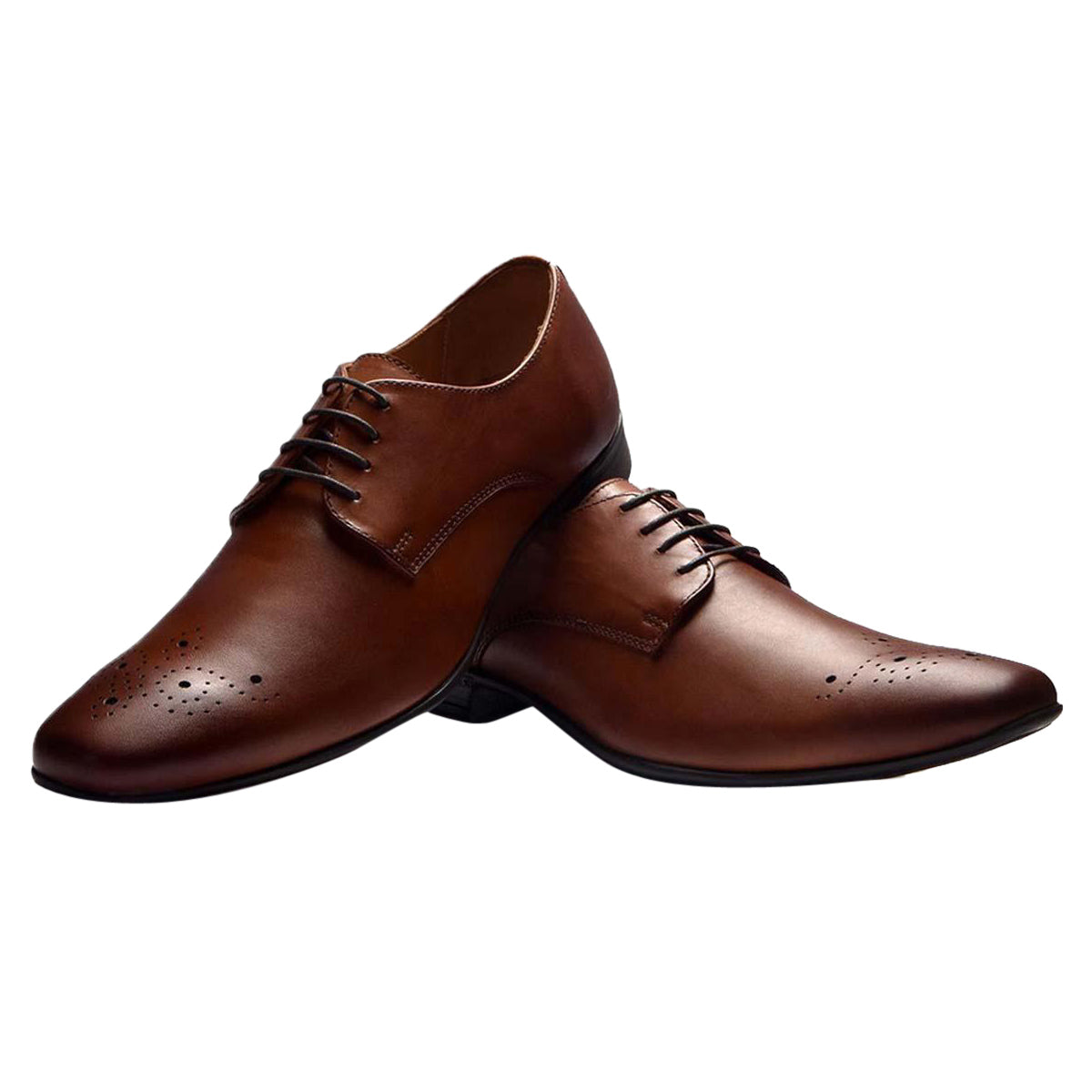 Men Leather Formal Derby ǀ ENRIC 5108