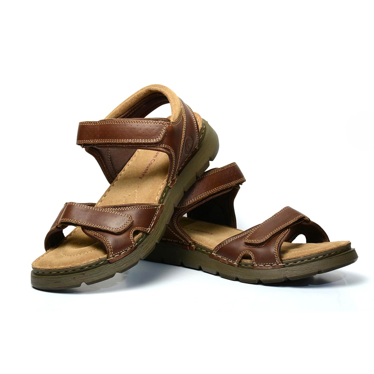 Men's Leather Sandals - Black | Konga Online Shopping