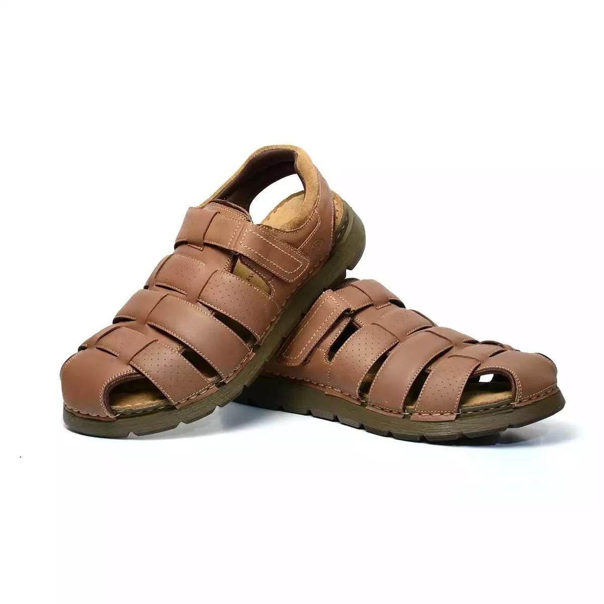 Men Leather Casual Sandals ǀ BORA 6076