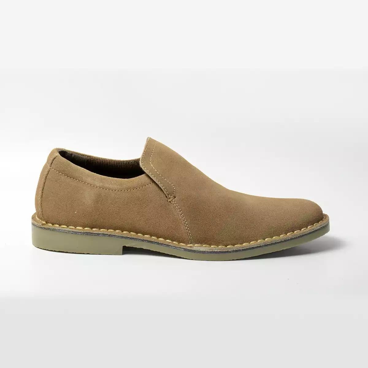 Men Suede Casual Leather Slip Ons ǀ WE 3067-b