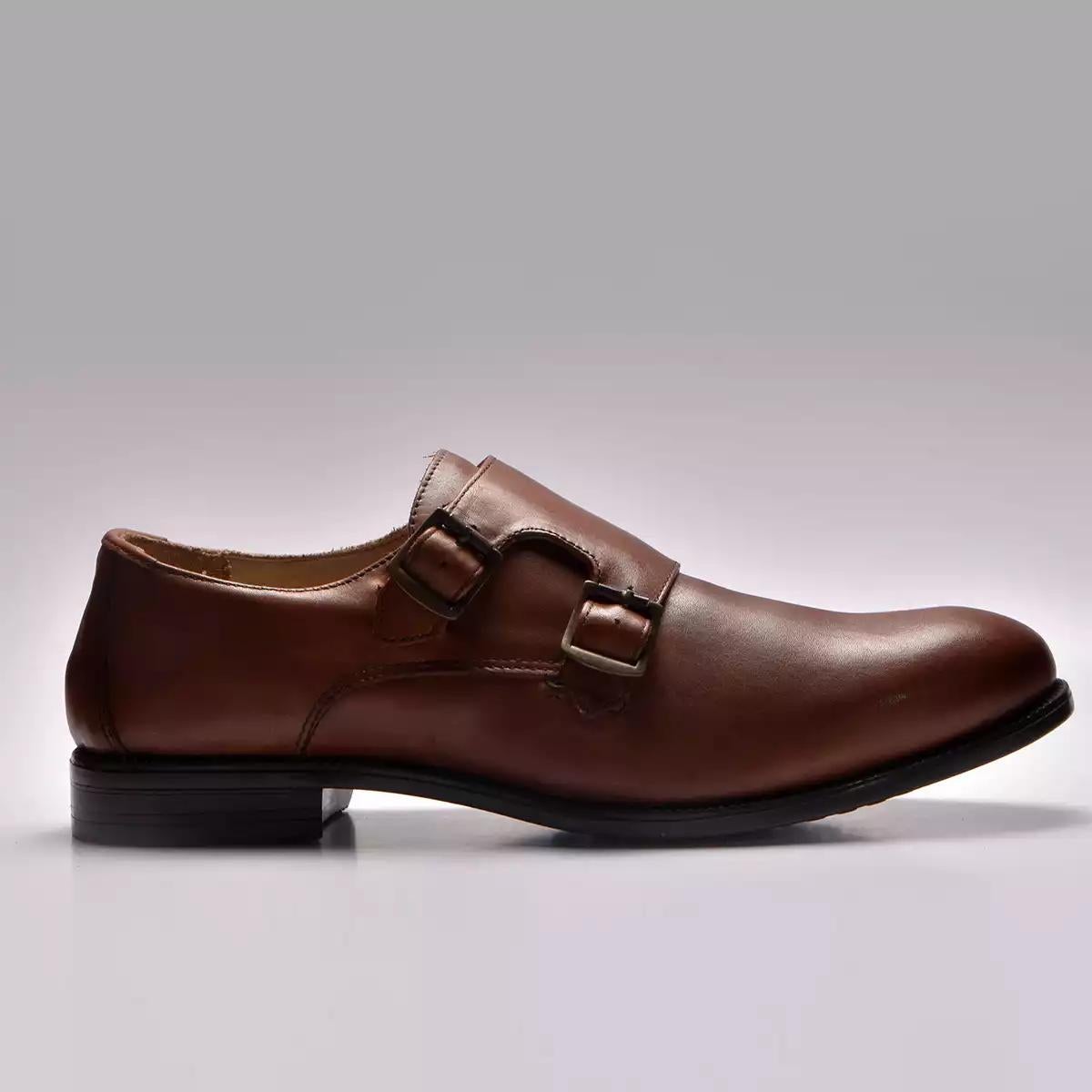 Men Leather Formal Double strap Monks ǀ MAXWELL 4705