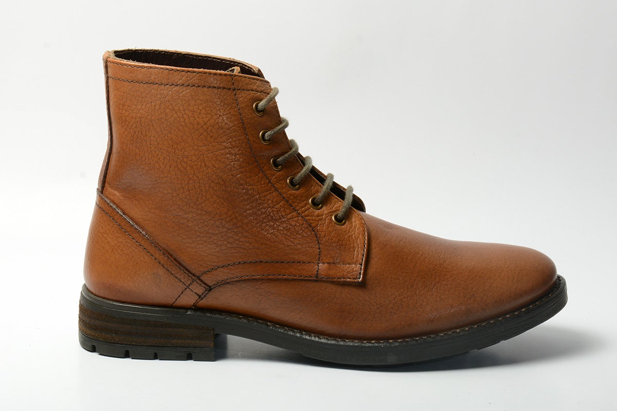 Men Leather Ankle Length Boots VI 10 4528